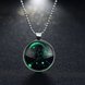 Wholesale Trendy Constellation Sagittarius Luminous Necklace TGLP153 1 small