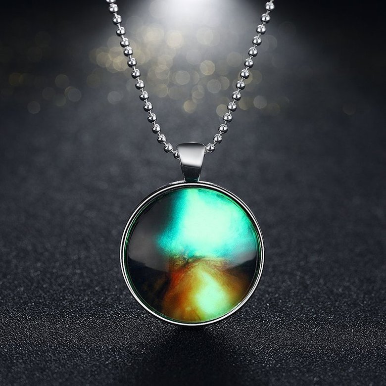 Wholesale Trendy Sky FireIce Noctilucent Necklace TGLP004 1