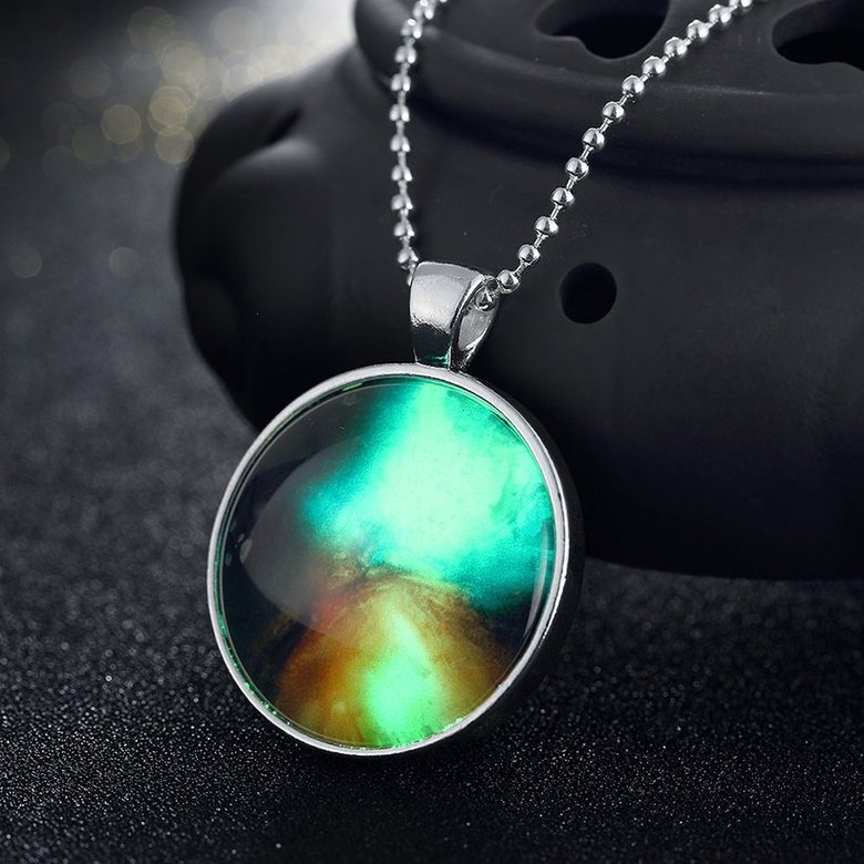 Wholesale Trendy Sky FireIce Noctilucent Necklace TGLP004 2