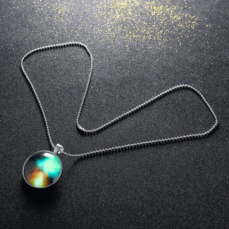 Wholesale Trendy Sky FireIce Noctilucent Necklace TGLP004 3