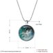 Wholesale Trendy Constellation Blue Taurus Noctilucent Necklace TGLP011 0 small