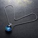 Wholesale Trendy Constellation Blue Taurus Noctilucent Necklace TGLP011 3 small