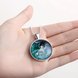 Wholesale Trendy Constellation Blue Taurus Noctilucent Necklace TGLP011 4 small