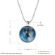 Wholesale Trendy Constellation Blue Gemini Luminous Necklace TGLP017 0 small