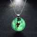 Wholesale Trendy Christmas Snowman Luminous Necklace TGLP024 1 small