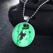 Wholesale Trendy Christmas Snowman Luminous Necklace TGLP024 2 small