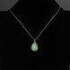 Wholesale Romantic Silver Water Drop Necklace TGLP042 4 small