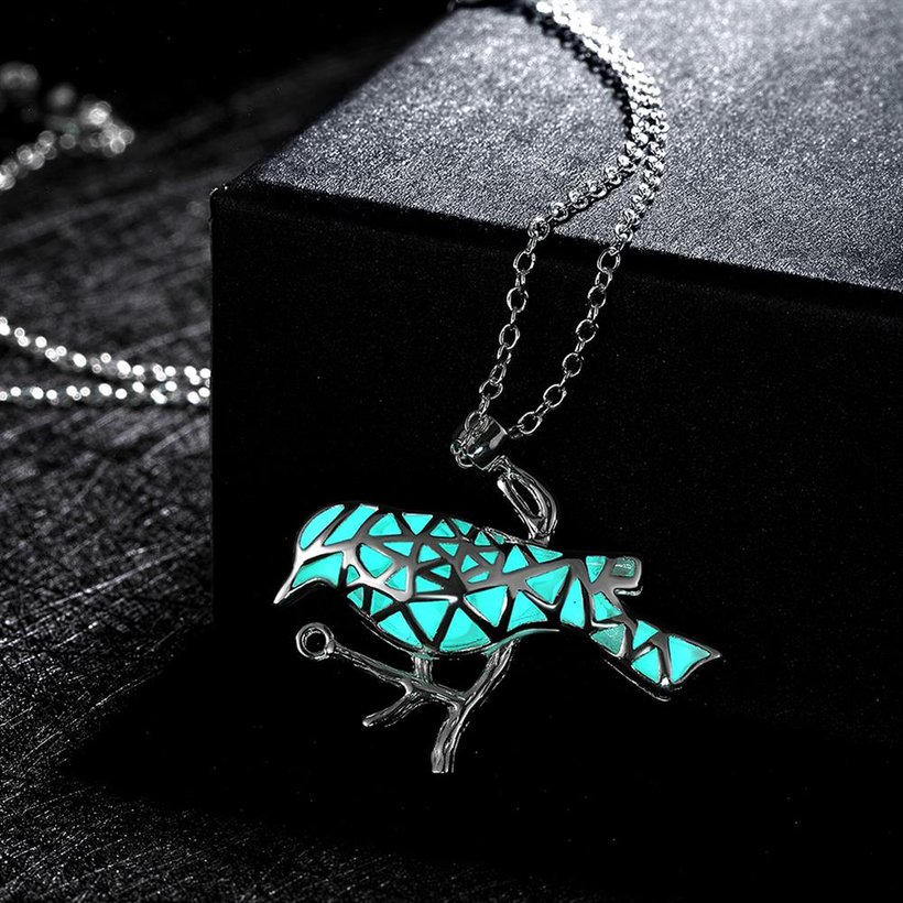 Wholesale Trendy Silver Animal Necklace TGLP047 5