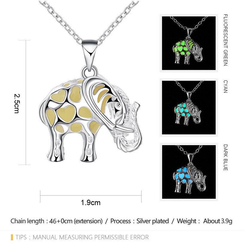 Wholesale Trendy Silver Animal Necklace TGLP051 4