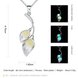 Wholesale Romantic Silver Plant Necklace TGLP063 4 small