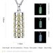 Wholesale Trendy Silver Geometric Necklace TGLP070 4 small