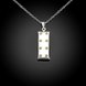 Wholesale Romantic Silver Geometric Necklace TGLP100 0 small