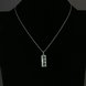 Wholesale Romantic Silver Geometric Necklace TGLP100 3 small