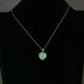 Wholesale Romantic Silver Heart Necklace TGLP104 3 small