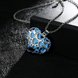 Wholesale Romantic Silver Heart Necklace TGLP116 4 small