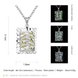 Wholesale Classic Silver Geometric Necklace TGLP154 0 small