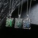 Wholesale Classic Silver Geometric Necklace TGLP154 3 small
