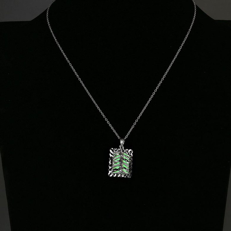 Wholesale Classic Silver Geometric Necklace TGLP154 4