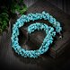 Wholesale Vintage Geometric Blue Crystal Necklace TGNSP058 1 small