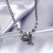 Wholesale Vintage Rhodium Animal Rhinestone Necklace TGNSP023 1 small