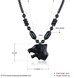 Wholesale Vintage Rhodium Animal Stone Necklace TGNSP027 0 small