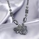 Wholesale Vintage Rhodium Animal Stone Necklace TGNSP027 1 small