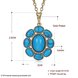 Wholesale Trendy Gold Geometric Kallaite Necklace TGNSP010 3 small