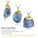 Wholesale Classic 24K Gold Geometric Crystal Necklace TGNSP041 4 small