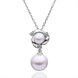 Wholesale Classic Rose Gold Plant Pearl Necklace TGPP060 0 small
