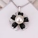 Wholesale Romantic Antique Gold Plant Pearl Necklace TGPP016 1 small