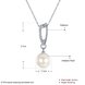 Wholesale Trendy Platinum Ball Pearl Necklace TGPP017 0 small