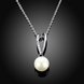 Wholesale Trendy Platinum Ball Pearl Necklace TGPP017 1 small