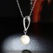 Wholesale Trendy Platinum Ball Pearl Necklace TGPP017 2 small
