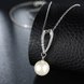 Wholesale Trendy Platinum Ball Pearl Necklace TGPP017 3 small
