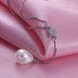 Wholesale Romantic Platinum Water Drop Pearl Necklace TGPP049 1 small