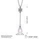 Wholesale Romantic Platinum Water Drop Pearl Necklace TGPP049 4 small