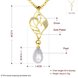 Wholesale Classic 24K Gold Plant Pearl Necklace TGPP055 0 small