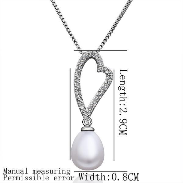Wholesale Romantic Platinum Ball Pearl Pendants TGPP023 0