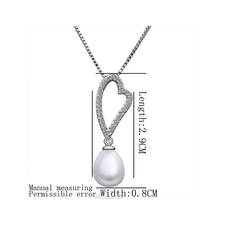 Wholesale Romantic Platinum Ball Pearl Pendants TGPP023 0