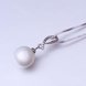 Wholesale Romantic Platinum Ball Pearl Pendants TGPP028 0 small