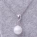 Wholesale Romantic Platinum Ball Pearl Pendants TGPP028 3 small