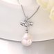 Wholesale Trendy Platinum Water Drop Pearl Pendants TGPP032 3 small