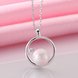 Wholesale Trendy Platinum Round Pearl Pendants TGPP039 0 small