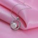 Wholesale Trendy Platinum Round Pearl Pendants TGPP039 1 small