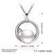 Wholesale Trendy Platinum Round Pearl Pendants TGPP039 4 small