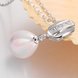 Wholesale Romantic Platinum Water Drop Pearl Pendants TGPP043 2 small