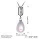 Wholesale Romantic Platinum Water Drop Pearl Pendants TGPP043 4 small