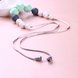 Wholesale Bohemia Geometric Silicone Multicolor Necklace TGSN007 1 small