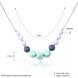 Wholesale Bohemia Geometric Silicone Multicolor Necklace TGSN007 4 small