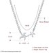 Wholesale Trendy Silver 2 Starfish Animal Necklace TGSPN531 0 small